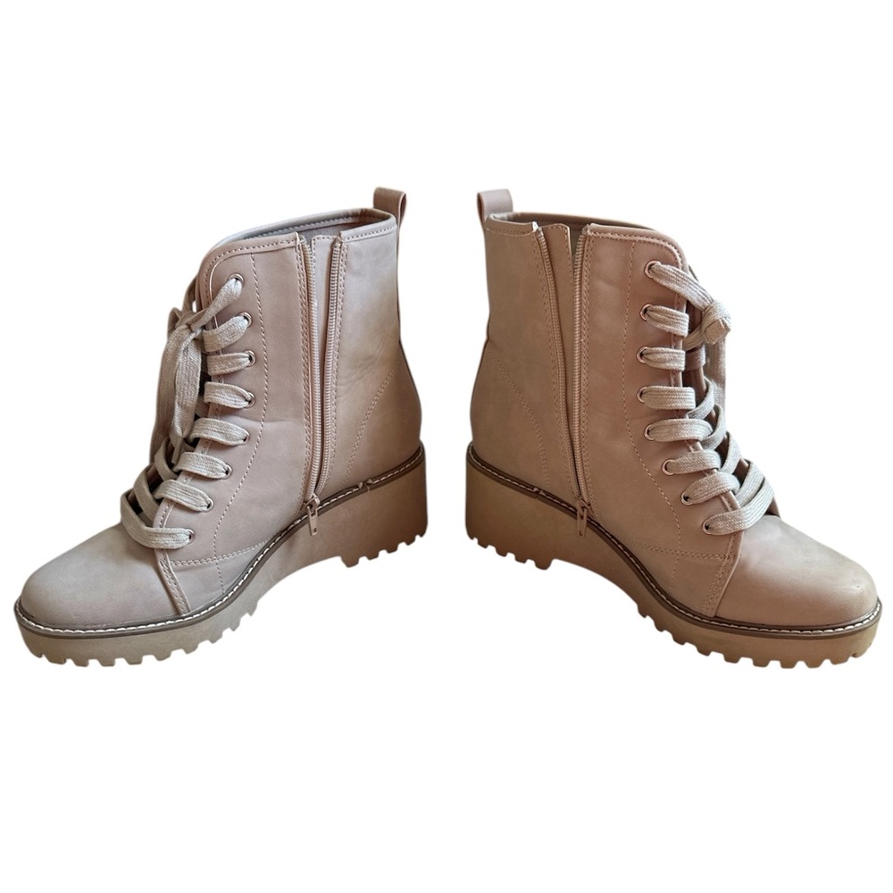 DV Dolce Vita Rachal‎ Ankle Lace-Up/Zipper Boot Size 10 - Picture 3 of 9